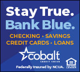 Cobalt Credit Union Tall Sponsorship Banner